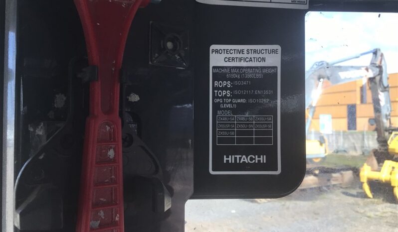 
								Used 2018  Hitachi ZX55U full									